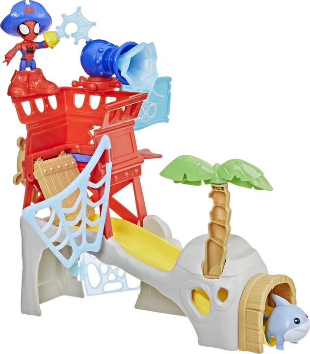 Actual product image Saf Spidey Island Playset