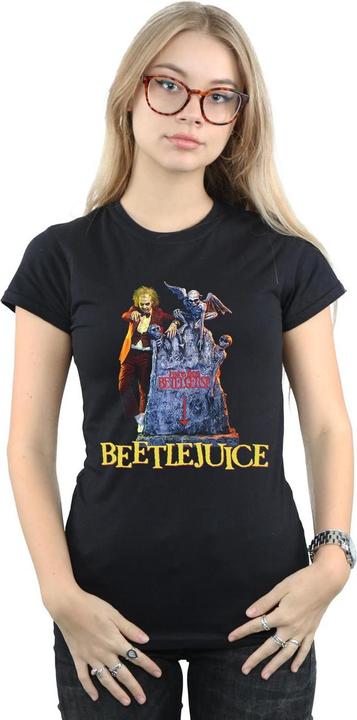 Produktbild Beetlejuice TShirt Here Lies Baumwolle (XL)