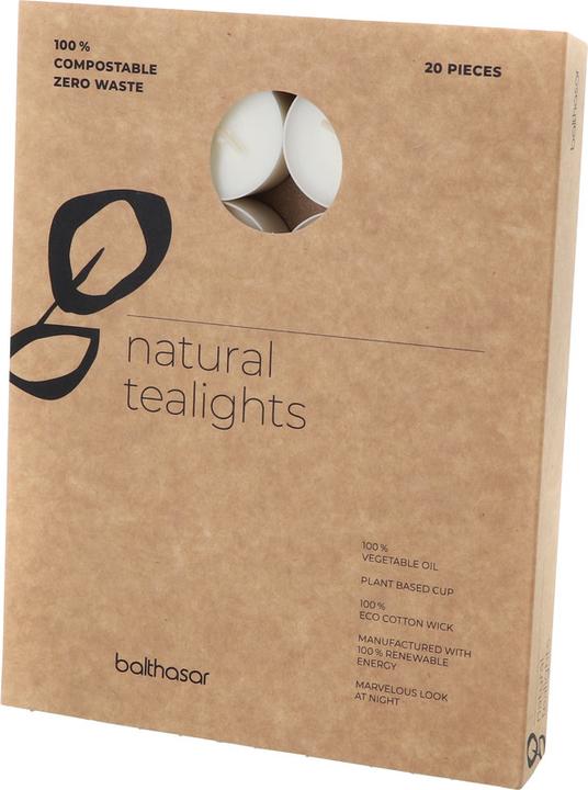 Balthasar Eco Teelichte (20 Stk.)