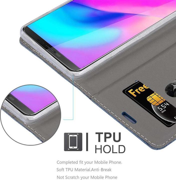 Produktbild Cadorabo Book Jeans Optik Cover (Samsung Galaxy J3)