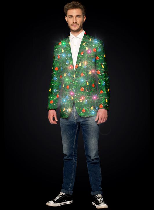 Produktbild OppoSuits SuitMeister Green Tree LED Jackett (M)