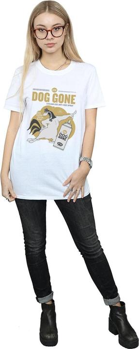 Actual product image Looney Tunes Womens/Ladies Dog Gone Foghorn Leghorn Cotton Boyfriend T-Shirt (L)
