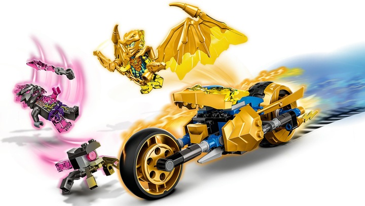 Produktbild LEGO Jays Golddrachen-Motorrad (71768, LEGO Ninjago)