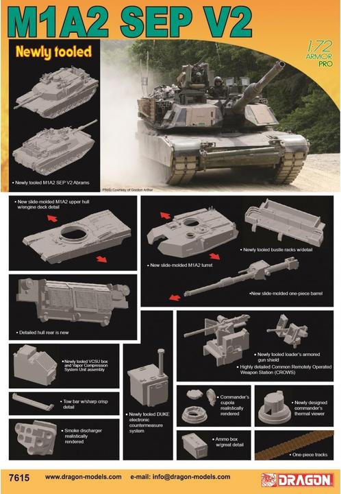 Actual product image 1:72 M1A2 SEP V2