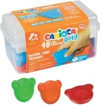 Produktbild Carioca Teddy BABY (Orange, Gelb, Violett, Grün, Blau, Rot, 48 x)