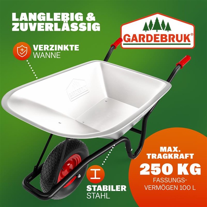 Actual product image Gardebruk wheelbarrow