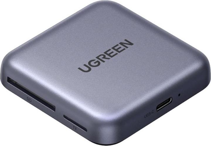 Ugreen 3-in-1 Memory Card Reader CM898 – USB-C / MagSafe / SD & TF – Black (USB-C)