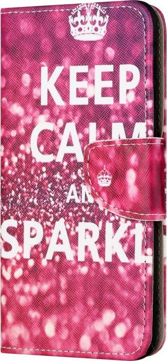 Produktbild Ueli Express iPhone 15 Buch Etui Tasche mit Kartenfach Sparkle (Apple iPhone 15)