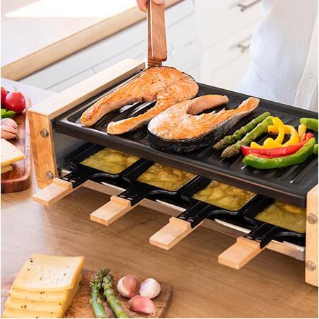 Produktbild Cecotec Cheese&Grill 8200 Wood 8 Person(en), Holz