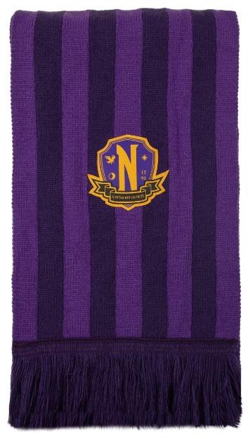 Actual product image Cinereplicas Wednesday: Nevermore Academy Scarf