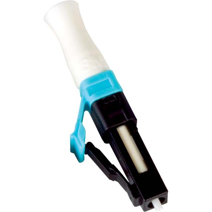 Corning NPC LC-Stecker 50µ OM3/OM4 sw aq 6830-50/LOMMF, Aktive Bauelemente, Schwarz