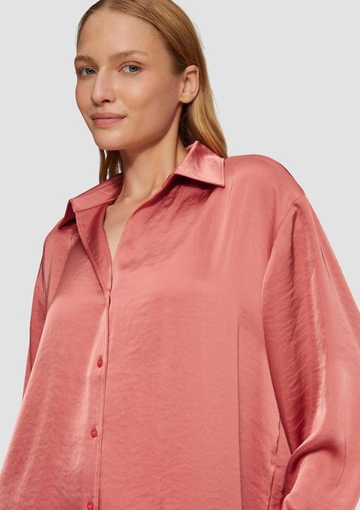 Actual product image S.Oliver Bluse Satinierte Bluse mit V-Ausschnitt (36)
