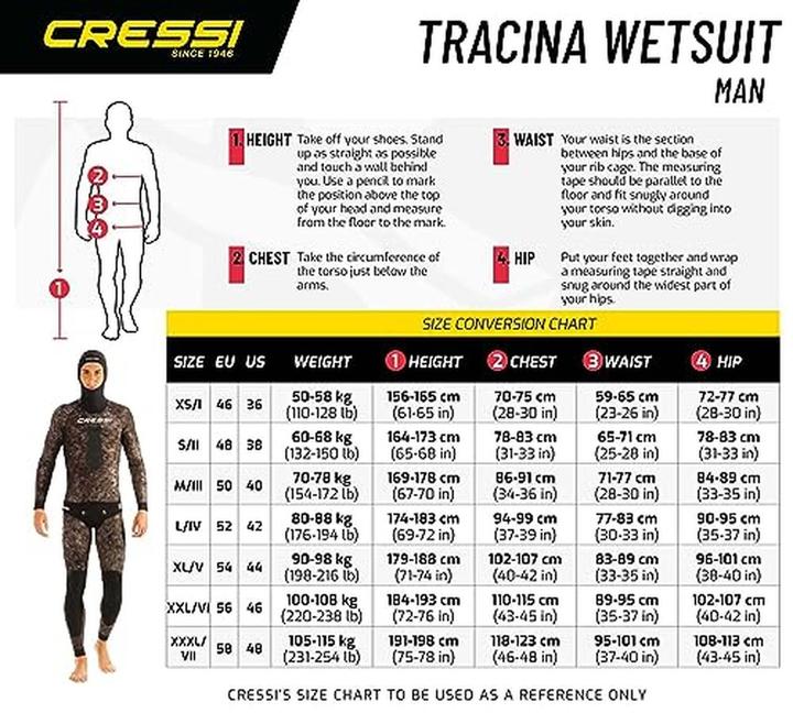 Immagine prodotto Cressi Tracina (7 mm, XXL)