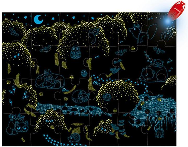Actual product image Janod Puzzle magic forest g (24 pieces)