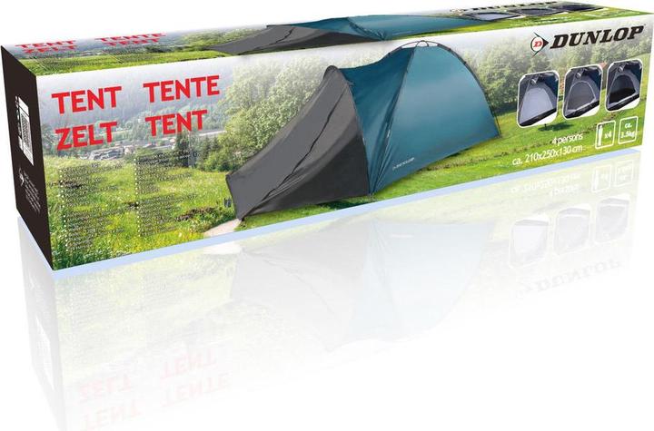 Image du produit Dunlop 4 personnes (210x250x130cm) (Tente igloo, 4 personnes)