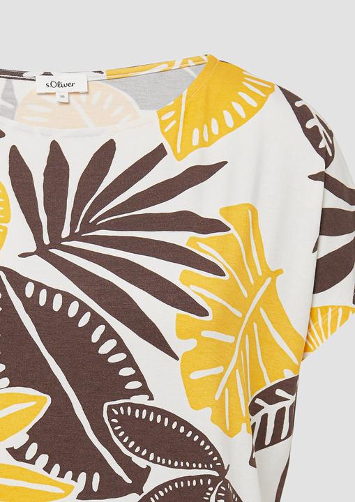 Image du produit S.Oliver T-Shirt Elastisches T-Shirt aus Viskosestretch im Relaxed Fit (36)