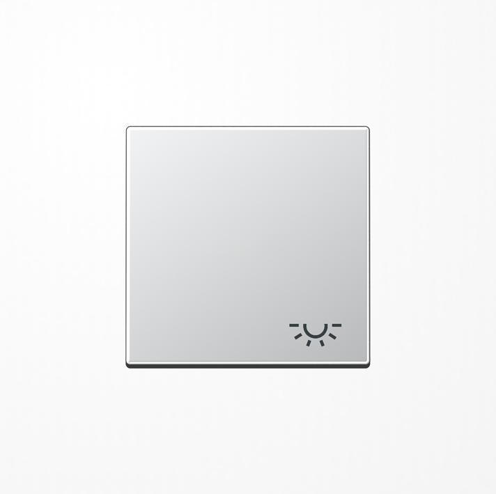 Actual product image JUNG Rocker switch A alu glz light A590LAL
