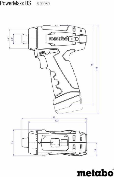 Produktbild Metabo Powermaxx BS Basic Set Akku-Bohrschrauber (Akkubetrieb)
