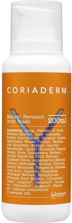 Actual product image Coriaderm Natural Ferment Body Wash (200 ml)