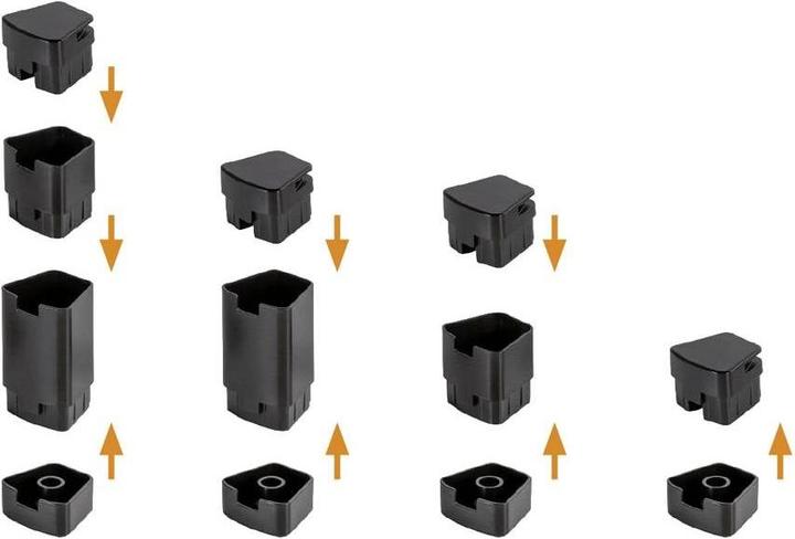 Productafbeelding myWall Glazen hoekplank voor flatscreens