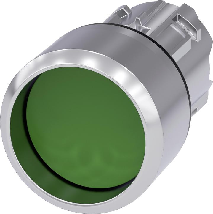 Actual product image Siemens Front push-button 1f gn Ř22mm rnd 3SU1050-0CB40-0AA0