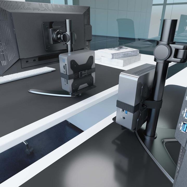 Produktbild Aisens Soporte Mini PC Muy Versatil Negro