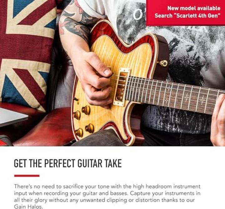 Actual product image Focusrite Scarlett solo 3rd gene (USB)