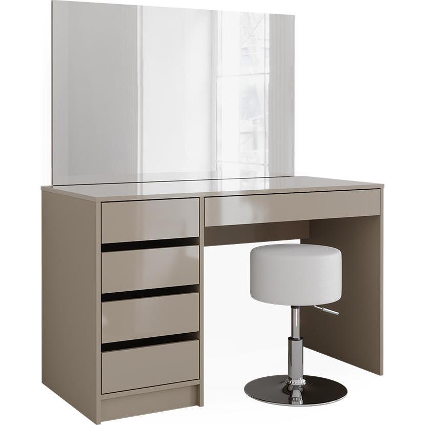 Vicco, Schminktisch, Sherry mit Hocker (120 x 75 x 55 cm)