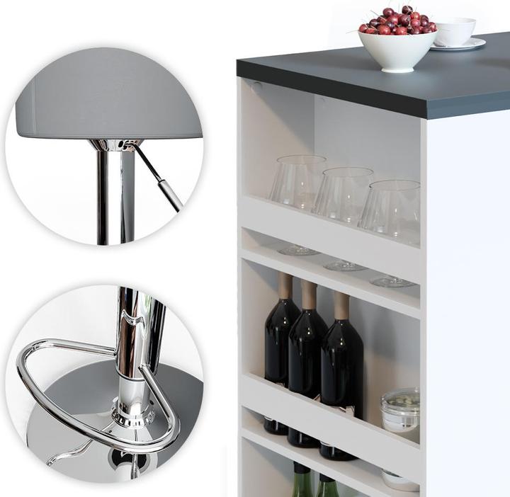 Produktbild Vicco Bartisch-Set (80 x 57 x 106 cm)