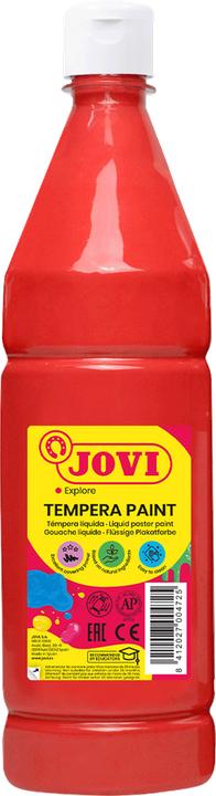 Produktbild Jovi Temperafarbe, -farbkasten, Flüssige Plakatfarbe, Tempera Paint, zinnoberrot (1000 ml)