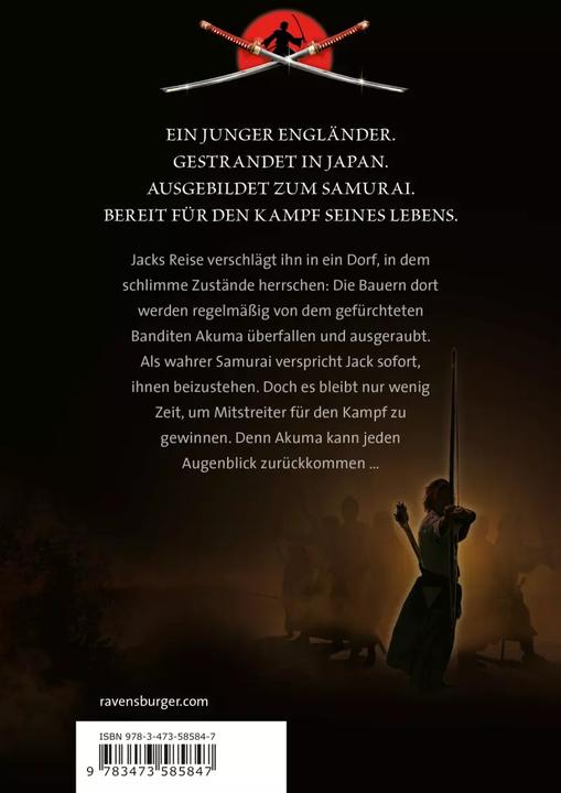 Actual product image Ravensburger Samurai, Band 6: Der Ring des Feuers (German, Chris Bradford, 2021)