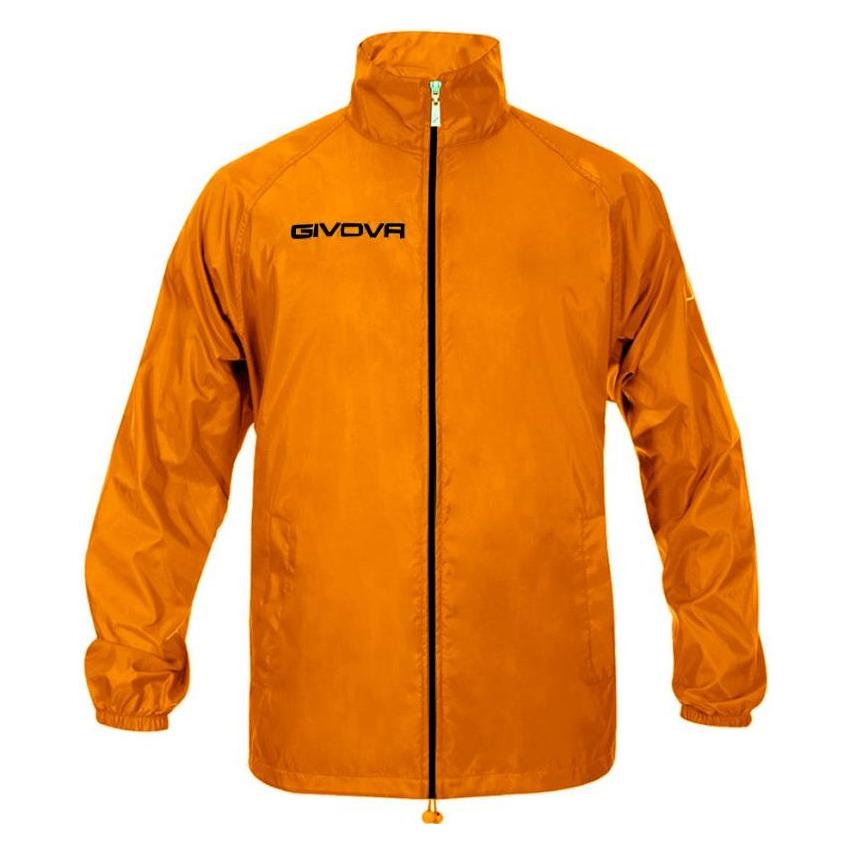 Givova, Herren, Regenjacken, Rain Basico Fluo Jacke, Orange, (Xxs)