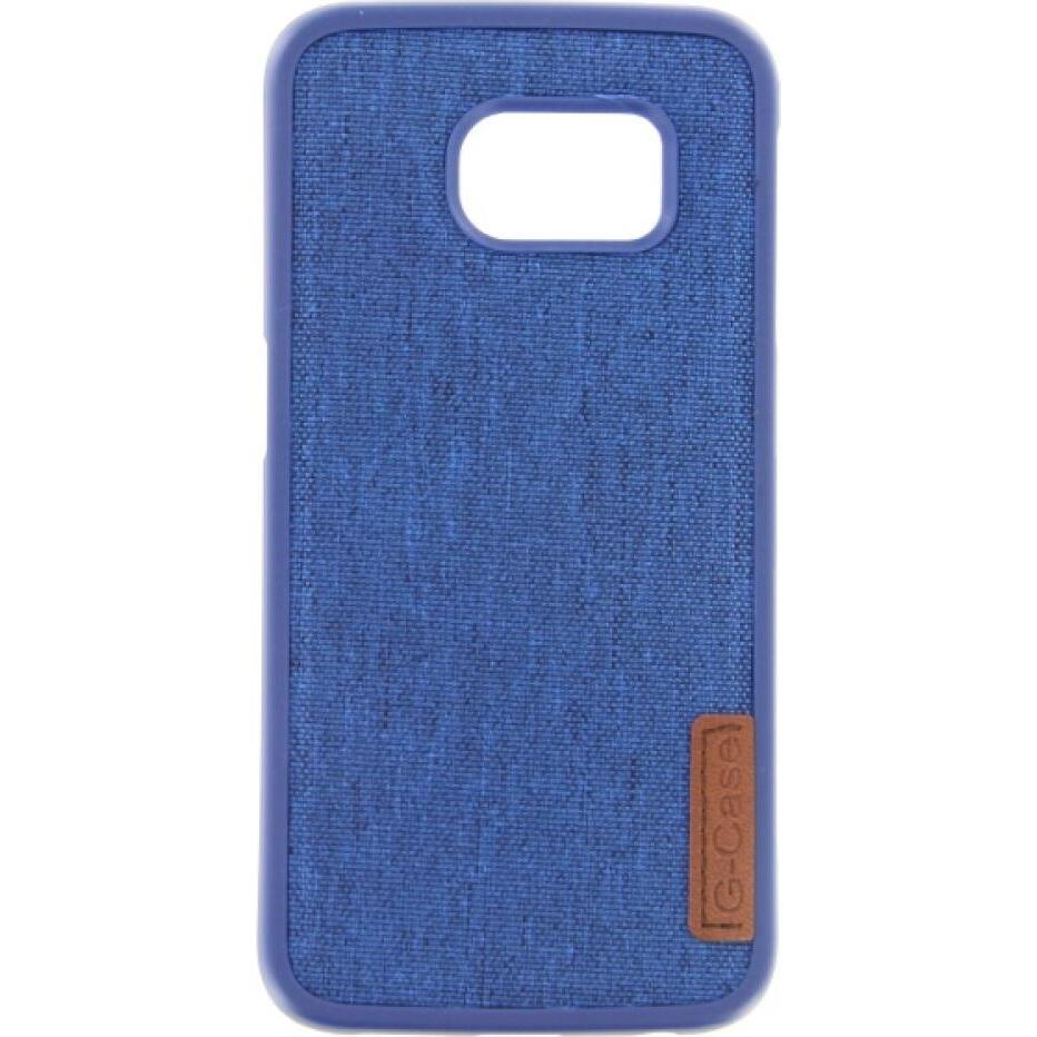 OEM Silicone Case Textile for Samsung S6 Edge blue (Samsung Galaxy S6 Edge), Smartphone Hülle