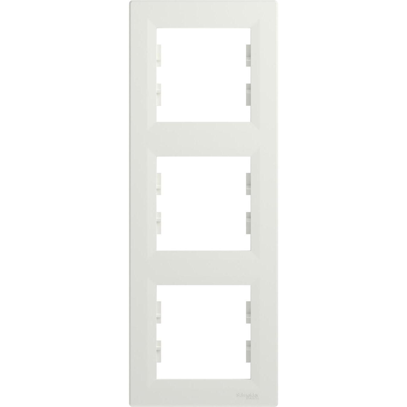 Schneider Electric, Zubehör Schalterprogramm, Rahmen Asfora Weiss (RAL 9003) EPH5810321D