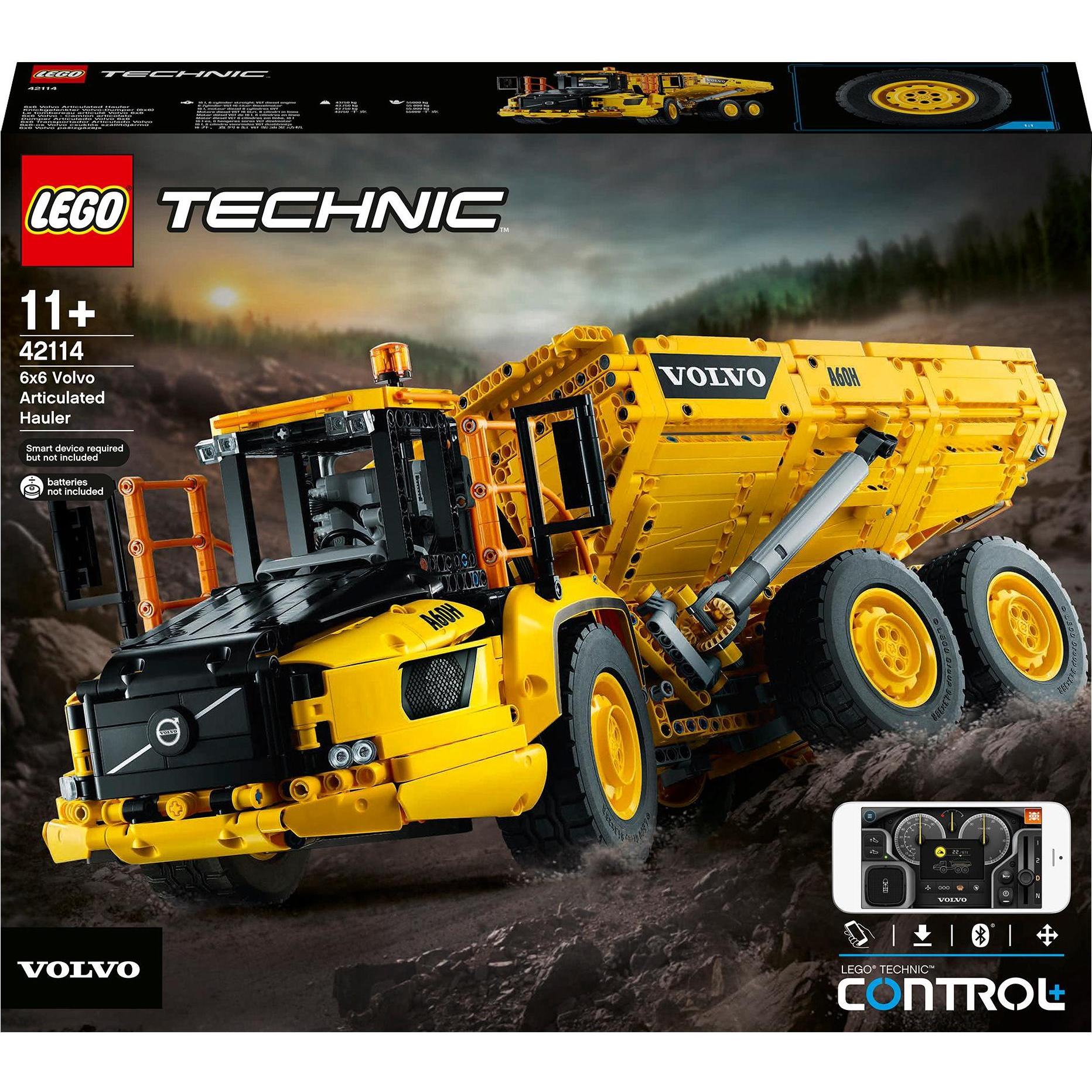LEGO Knickgelenkter Volvo-Dumper (6x6) (42114, LEGO Technic)