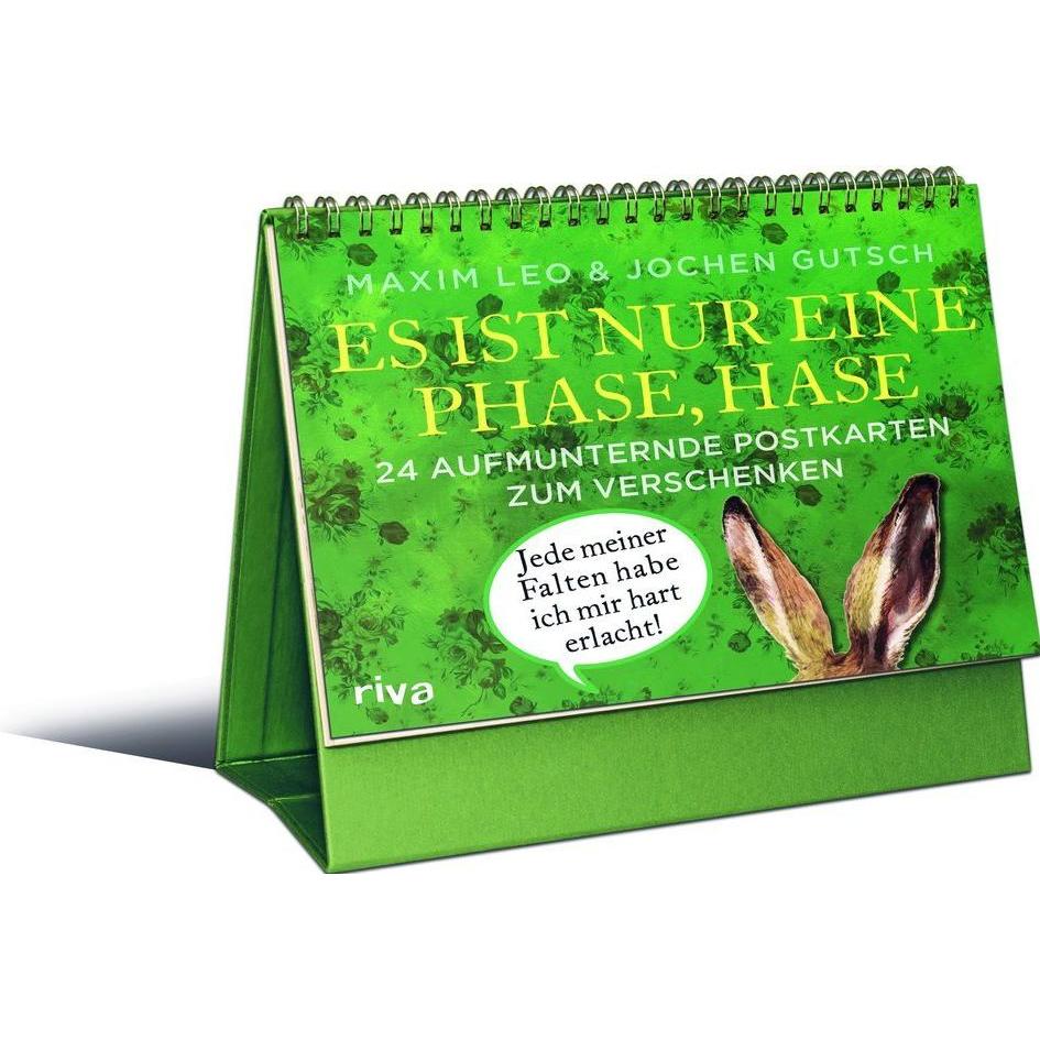 Es ist nur eine Phase, Hase - 24 aufmunternde Postkarten zum Verschenken, Ratgeber von Jochen Gutsch, Maxim Leo