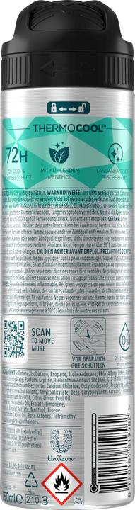 Produktbild Rexona Deo Spray Thermocool Lemon Sage 150 ml (Spray, 150 ml)