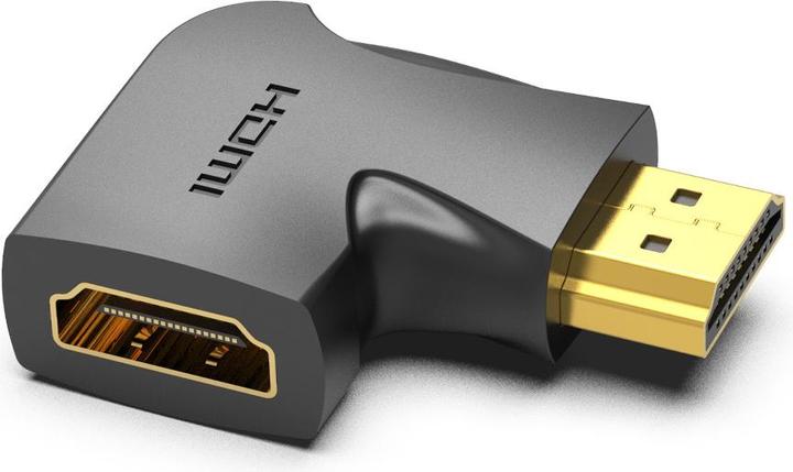 Actual product image Vention HDMI 90 Degree Male to Female Vertical Flat Adapter Black (HDMI)