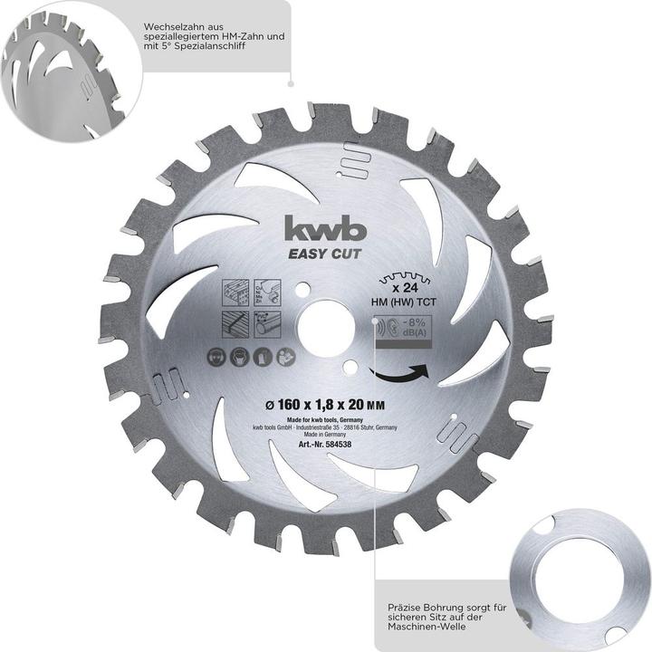 Produktbild kwb Kreissägeblatt