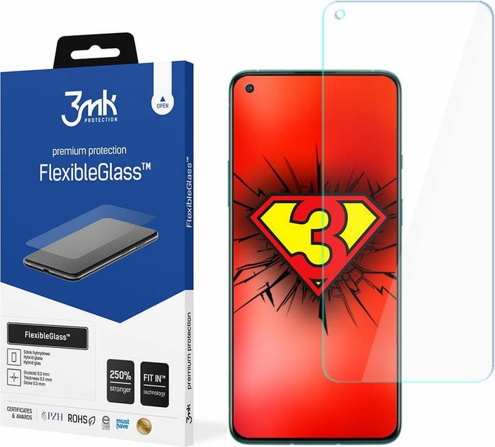 3MK FlexibleGlass OnePlus 8T 5G Szkło Hybrydowe (1 Stück, OnePlus 8T)