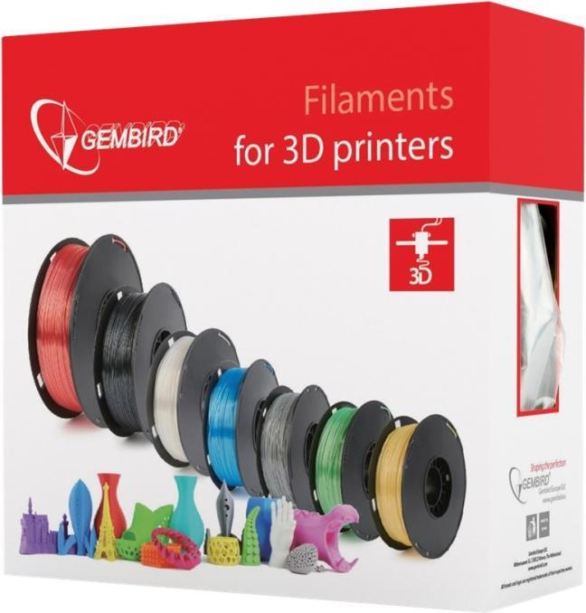 Image du produit Gembird Flashforge PLA-plus filament, Black 1.75 mm, 1kg (PLA+ LECTURE, 1.75 mm, 1291 g, Noir)