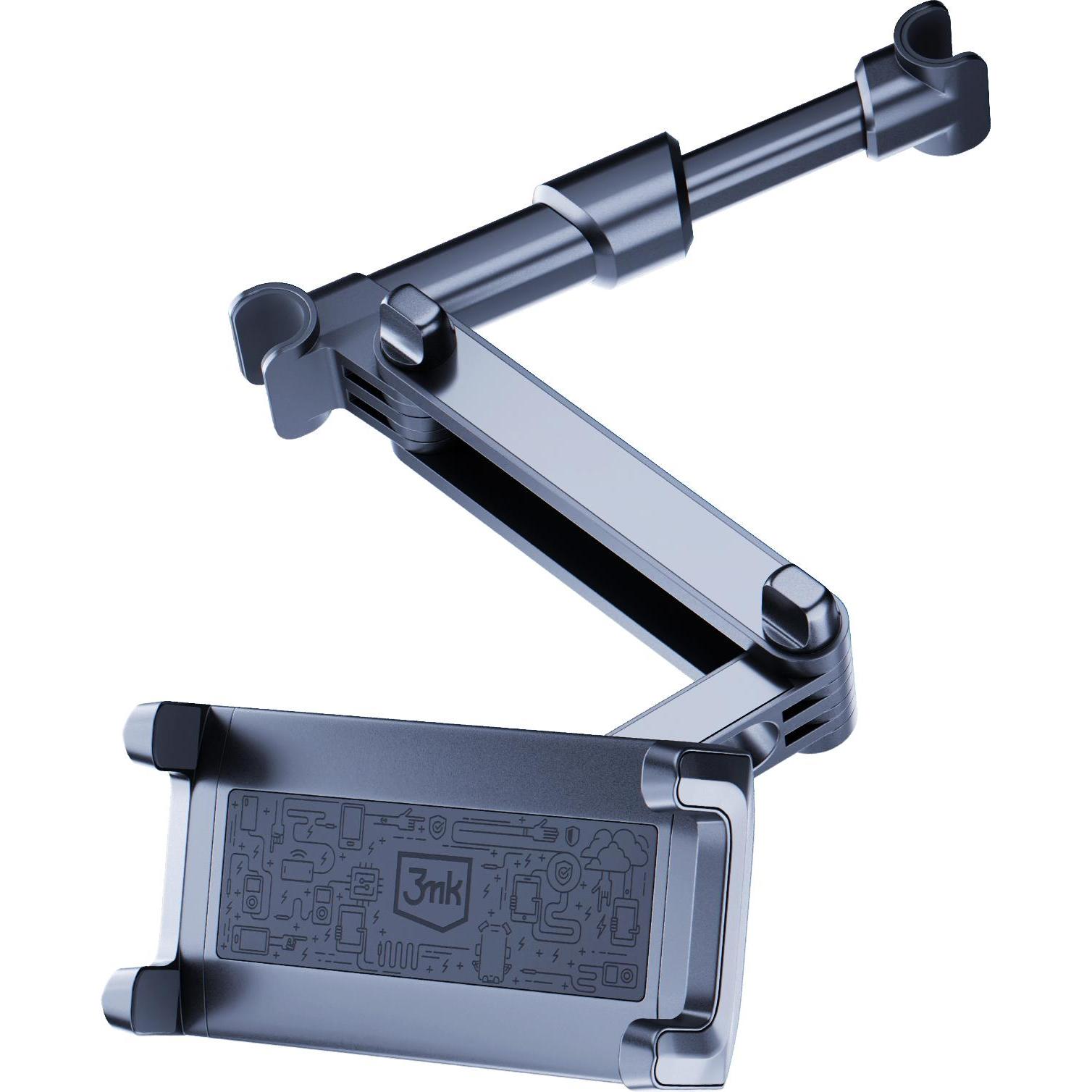 Thumbnail - 3MK Single Headrest Holder uchwyt na tablet, Smartphone Halterung, Schwarz