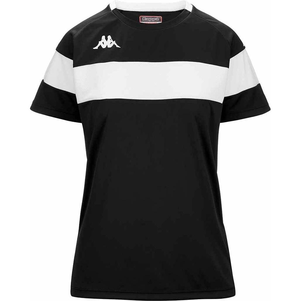Kappa, Damen, Sportshirt, damentrikot dareta (S), Schwarz, S