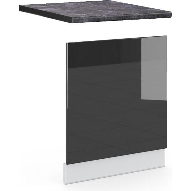 Vicco Frontblende Fame-Line, Geschirrspüler Zubehör, Grau