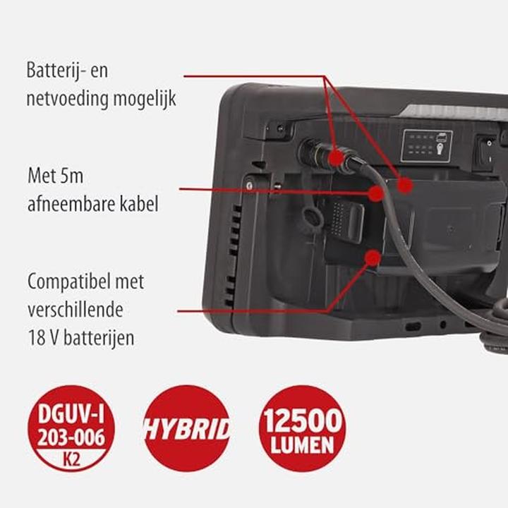 Productafbeelding Brennenstuhl Hybride bouw spotlight (12500 lm)