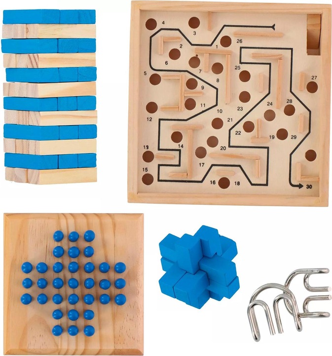 Produktbild Lifetime Denkspielset 5-in-1, 81tlg (Englisch)