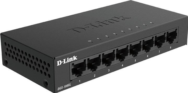 Actual product image D-Link DGS-108GL (8 ports)