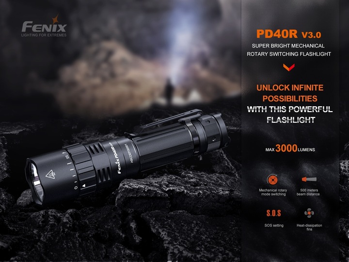 Produktbild Fenix PD40R V3.0 (14.30 cm, 3000 lm)