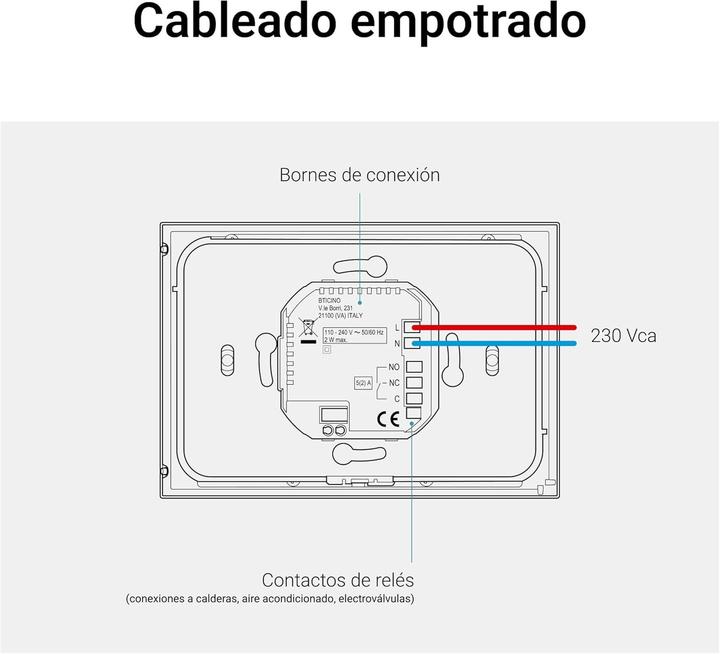 Actual product image Legrand WiFi-Thermostat Smarther2 mit Fernbedienung