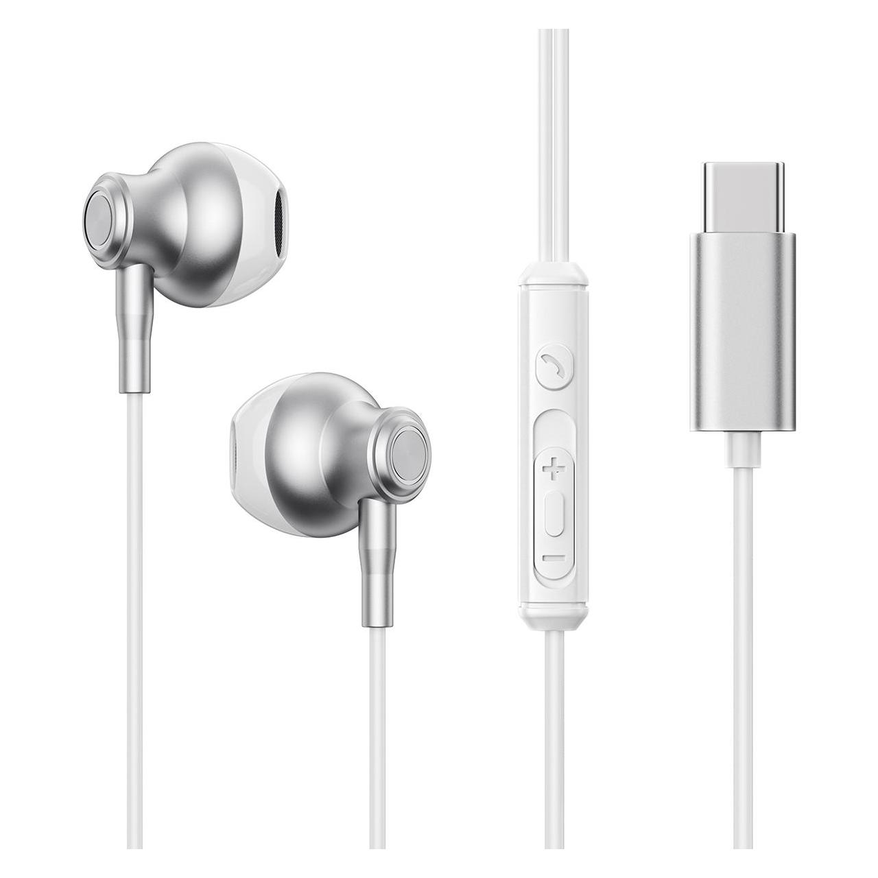 Joyroom Wired Earphones Jr-EC07, Type-C (Kabelgebunden), Kopfhörer, Schwarz